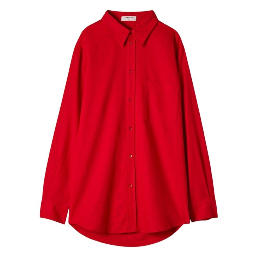 Babaton Classic Red Elizabeth Blouse Size S